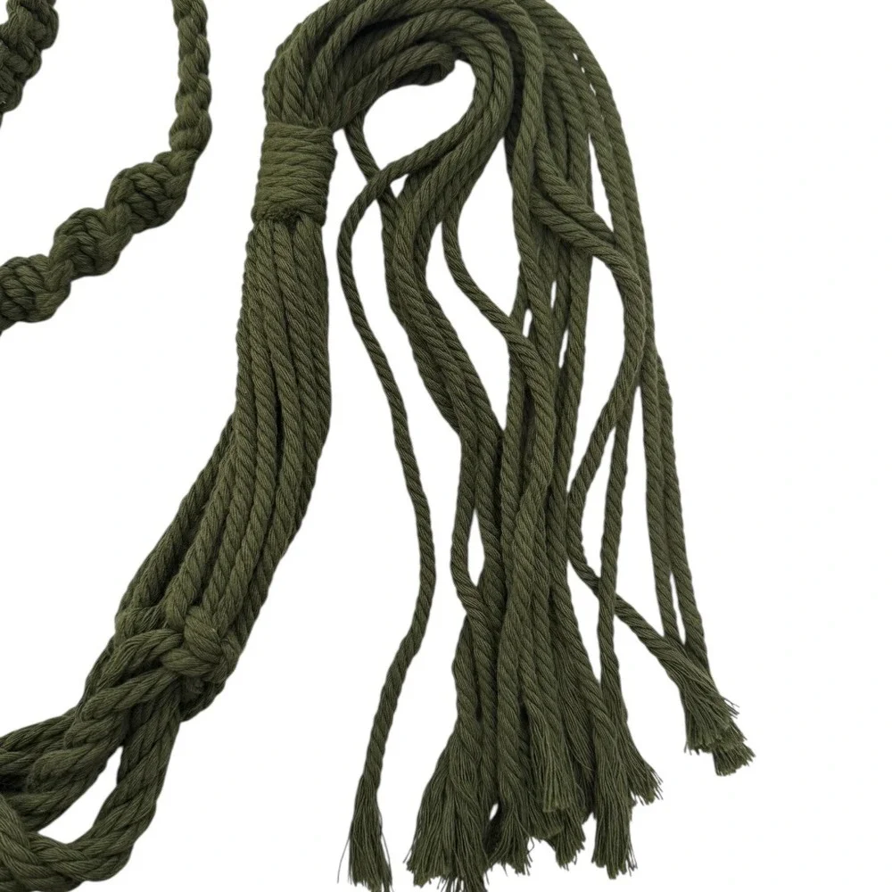 Macrame Plant‎ Hanger Indoor Outdoor Hanging Planter Basket Boho Decor 460